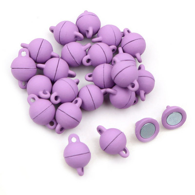 5 szett Love Heart Kerek alakú mágneses összekapcsolt kapcsok Gyöngyök Bűbájok Végzáró sapkák barkácsoláshoz pár karkötő nyaklánc készítéséhez