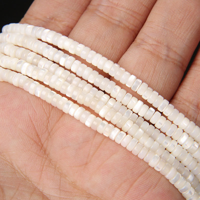 Različite veličine, prirodne školjke, perle, svjetlucavo obojene Heishi biserne perle, perle od sedefa za izradu nakita, ogrlice, narukvice