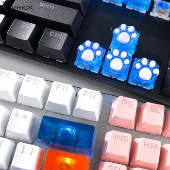 1 комплект ръчно Направи си сам механична клавиатура Капачка за ключ Силиконова форма UV Crystal Епоксидни форми Ръчно изработени инструменти за изработка на занаяти