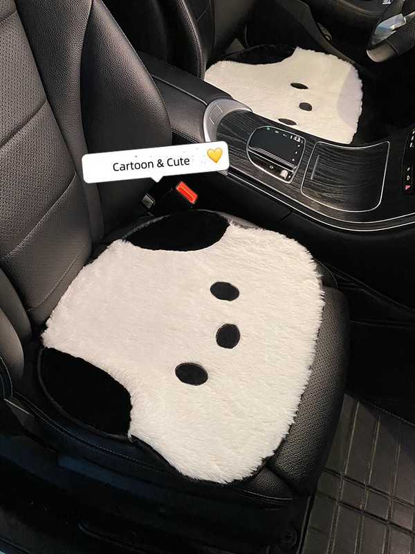 Κάλυμμα μαξιλαριού καθίσματος αυτοκινήτου Universal 2022 Four Seasons Winter Plush Cartoon Ins Fashion