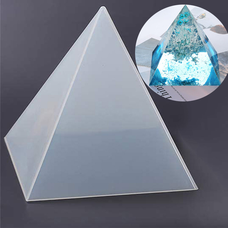15 cm DIY Super Large Pyramid Frame Moule Rașină Mucegai Turnare Silicon Bijuterii Matrite Rechizite pentru Tree of Life Pyramid Molds