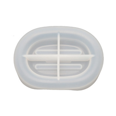 Ръчно изработена кутия за сапун Силиконова форма Сапунена тава Тава за отливане от смола Пръстени от епоксидна смола Държачи за чинии Смола за сапунена тава Форми