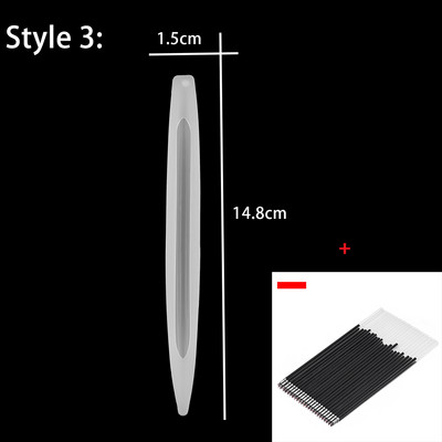 Suport pentru pix Matrite din silicon Pen Matriz din rasina epoxidica pentru bricolaj Artizanat din rasina epoxidica Turnare Mucegai Instrumente de fabricare a bijuterii