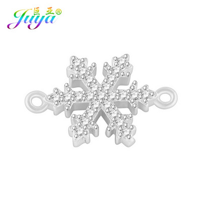 Juya DIY, bijuterii de modă, descoperiri, 2 bucle, creative, rotunde, flori de trandafir, conectori, accesorii pentru brățară, cercei, lucrați manual