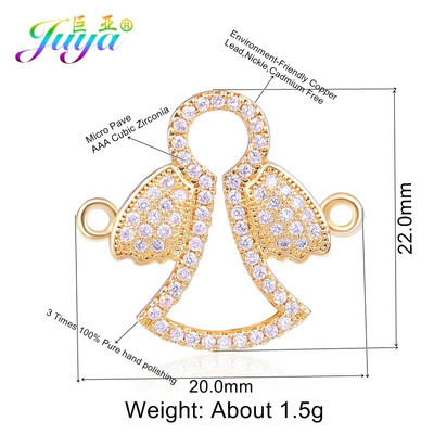 Juya DIY, bijuterii de modă, descoperiri, 2 bucle, creative, rotunde, flori de trandafir, conectori, accesorii pentru brățară, cercei, lucrați manual