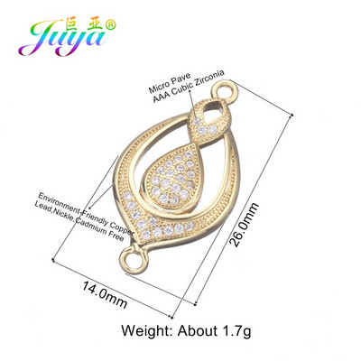 Juya DIY, bijuterii de modă, descoperiri, 2 bucle, creative, rotunde, flori de trandafir, conectori, accesorii pentru brățară, cercei, lucrați manual