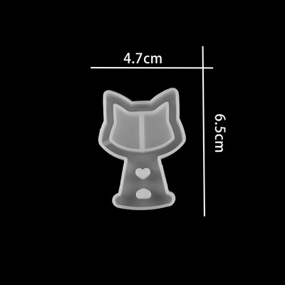 Kawaii Shaker szilikon forma UV epoxigyanta formák játékkonzol Cat Paw Star barkácsolás kulcstartó medál ékszer készítési kellékeihez