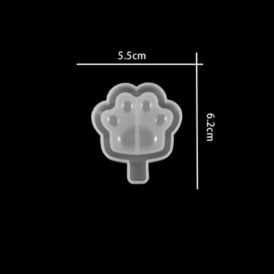 Kawaii Shaker szilikon forma UV epoxigyanta formák játékkonzol Cat Paw Star barkácsolás kulcstartó medál ékszer készítési kellékeihez