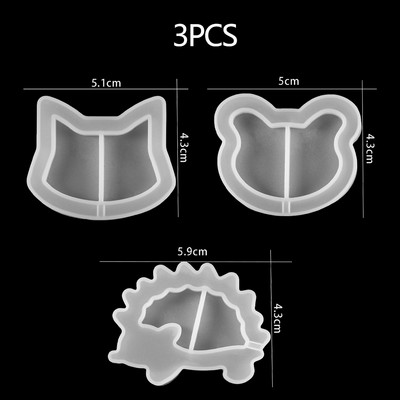 Kawaii Shaker szilikon forma UV epoxigyanta formák játékkonzol Cat Paw Star barkácsolás kulcstartó medál ékszer készítési kellékeihez