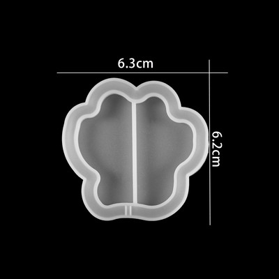Kawaii Shaker szilikon forma UV epoxigyanta formák játékkonzol Cat Paw Star barkácsolás kulcstartó medál ékszer készítési kellékeihez