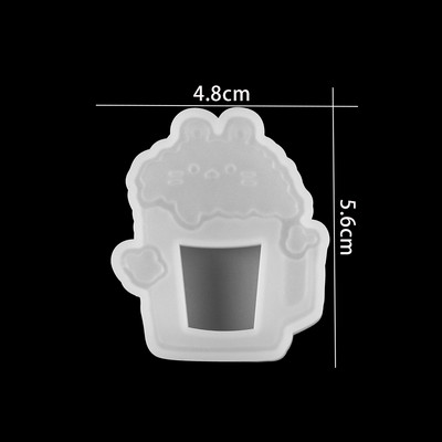 Kawaii Shaker szilikon forma UV epoxigyanta formák játékkonzol Cat Paw Star barkácsolás kulcstartó medál ékszer készítési kellékeihez