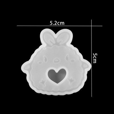 Kawaii Shaker szilikon forma UV epoxigyanta formák játékkonzol Cat Paw Star barkácsolás kulcstartó medál ékszer készítési kellékeihez