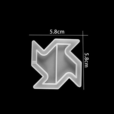 Kawaii Shaker szilikon forma UV epoxigyanta formák játékkonzol Cat Paw Star barkácsolás kulcstartó medál ékszer készítési kellékeihez