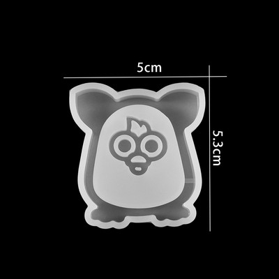 Kawaii Shaker szilikon forma UV epoxigyanta formák játékkonzol Cat Paw Star barkácsolás kulcstartó medál ékszer készítési kellékeihez