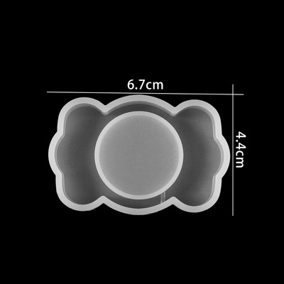 Kawaii Shaker szilikon forma UV epoxigyanta formák játékkonzol Cat Paw Star barkácsolás kulcstartó medál ékszer készítési kellékeihez