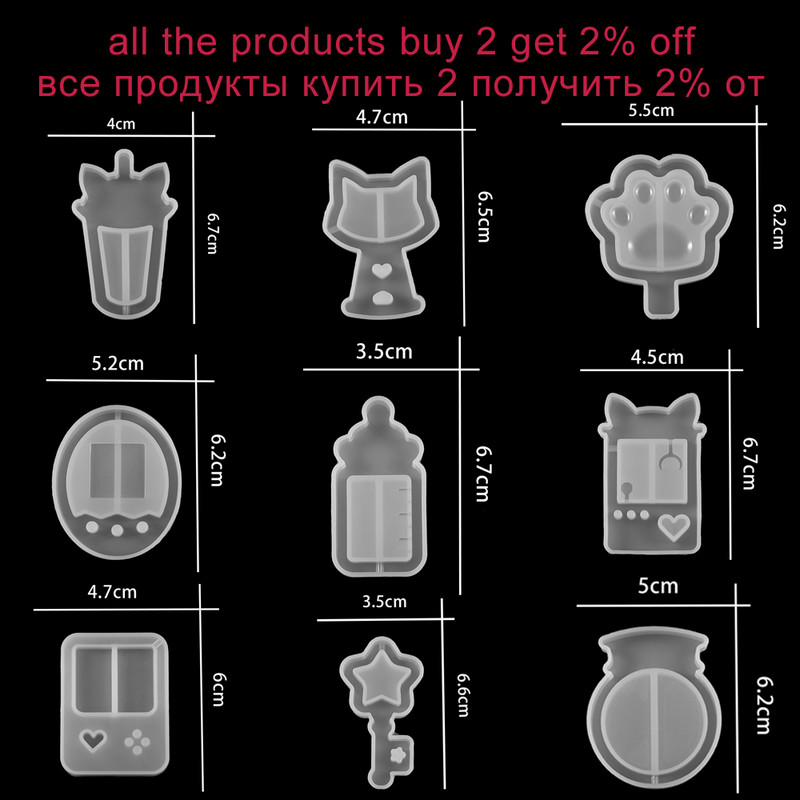 Kawaii Shaker szilikon forma UV epoxigyanta formák játékkonzol Cat Paw Star barkácsolás kulcstartó medál ékszer készítési kellékeihez