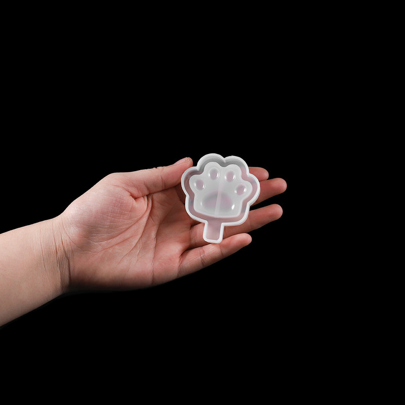 Kawaii Shaker szilikon forma UV epoxigyanta formák játékkonzol Cat Paw Star barkácsolás kulcstartó medál ékszer készítési kellékeihez