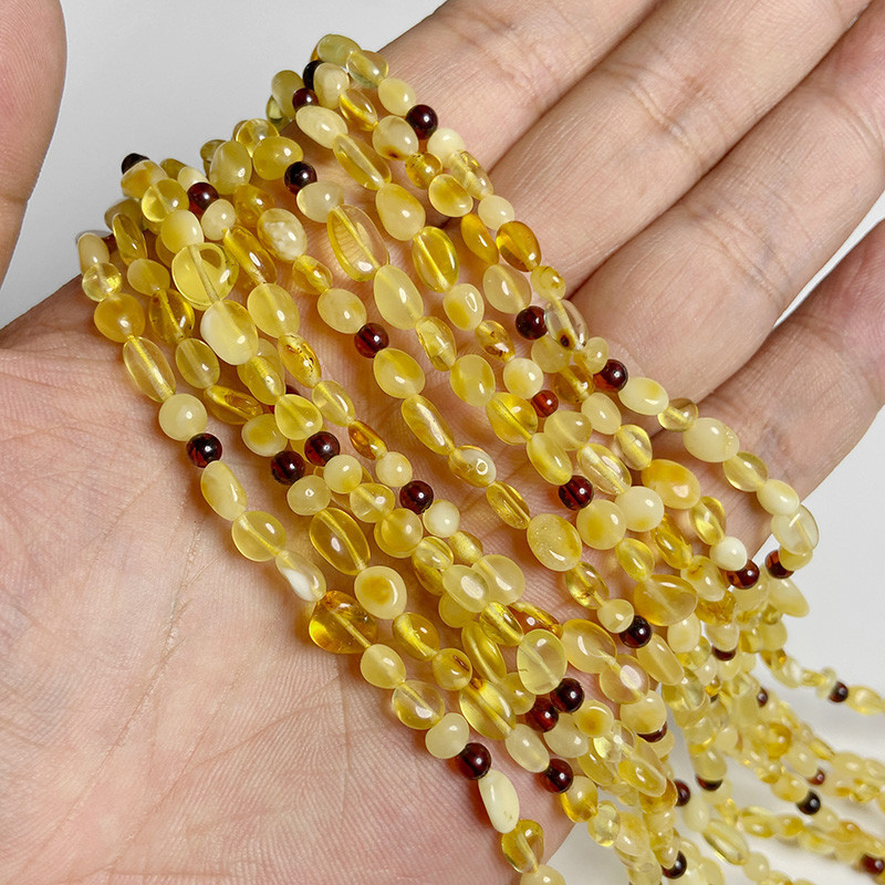 Veleprodaja prirodnog jantara, perle od dragog kamenja, ovalnog kvadrata, nepravilnog oblika, ljekovita perla od pčelinjeg voska za energetski pribor za izradu nakita