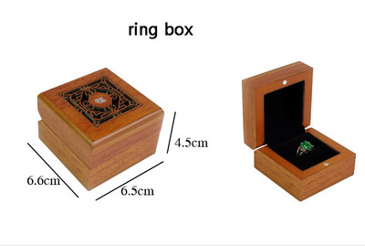 1 τεμ. Creative Ξύλινο κρεμαστό Δαχτυλίδι Κοσμηματοθήκη Θήκη κολιέ Βραχιόλι Θήκη αποθήκευσης Κοσμηματοπωλείο Συσκευασία Κουτί δώρου