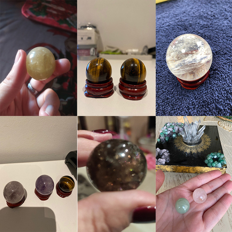 yachu Természetes Kő Kerek Golyó Lyuk nélkül Kerek Gyöngy Diy Kis Golyó Barkácsolás Nyaklánc Karkötő Ékszer készítés Ajándék Méret 20mm