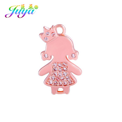 Juya DIY Κοσμήματα Εξαρτήματα Χειροποίητα Γούρια Mama Girl Angel Connectors Αξεσουάρ για βραχιόλι Υλικό κατασκευής κολιέ