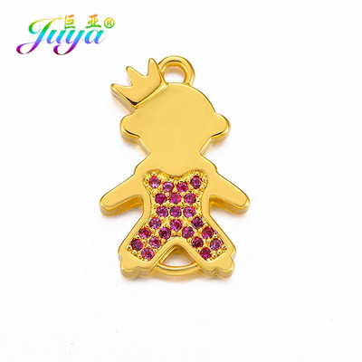 Juya DIY Κοσμήματα Εξαρτήματα Χειροποίητα Γούρια Mama Girl Angel Connectors Αξεσουάρ για βραχιόλι Υλικό κατασκευής κολιέ