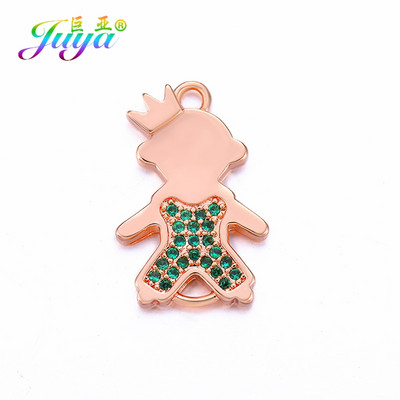 Juya DIY Κοσμήματα Εξαρτήματα Χειροποίητα Γούρια Mama Girl Angel Connectors Αξεσουάρ για βραχιόλι Υλικό κατασκευής κολιέ