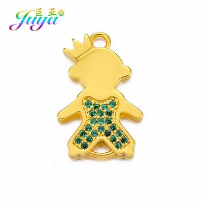 Juya DIY Κοσμήματα Εξαρτήματα Χειροποίητα Γούρια Mama Girl Angel Connectors Αξεσουάρ για βραχιόλι Υλικό κατασκευής κολιέ