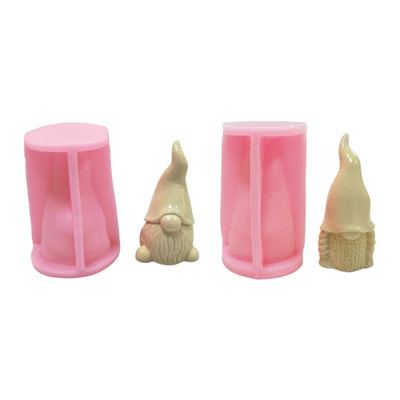 Gnomi 3D Mucegai din rășină epoxidica Aromaterapie Tencuială Săpun Mucegai din silicon Artizanat DIY Ornamente pentru casă de Crăciun Decoratiuni Instrument de turnare
