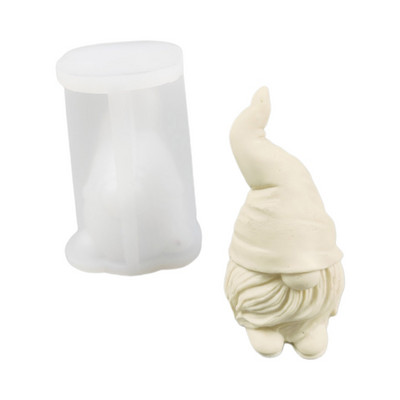 Gnomi 3D Mucegai din rășină epoxidica Aromaterapie Tencuială Săpun Mucegai din silicon Artizanat DIY Ornamente pentru casă de Crăciun Decoratiuni Instrument de turnare