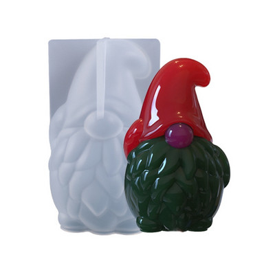 Gnomi 3D Mucegai din rășină epoxidica Aromaterapie Tencuială Săpun Mucegai din silicon Artizanat DIY Ornamente pentru casă de Crăciun Decoratiuni Instrument de turnare