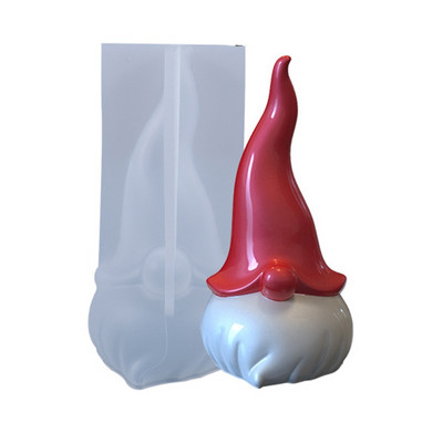 Gnomi 3D Mucegai din rășină epoxidica Aromaterapie Tencuială Săpun Mucegai din silicon Artizanat DIY Ornamente pentru casă de Crăciun Decoratiuni Instrument de turnare