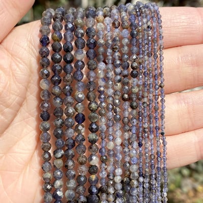 2 mm-es 3 mm-es 4 mm-es természetes kőből készült gyöngyök, csiszolt színes turmalin lapis lazuli opál kerek gyöngyök ékszerkészítéshez, 15" barkács karkötő