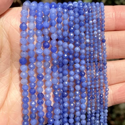 2 mm-es 3 mm-es 4 mm-es természetes kőből készült gyöngyök, csiszolt színes turmalin lapis lazuli opál kerek gyöngyök ékszerkészítéshez, 15" barkács karkötő