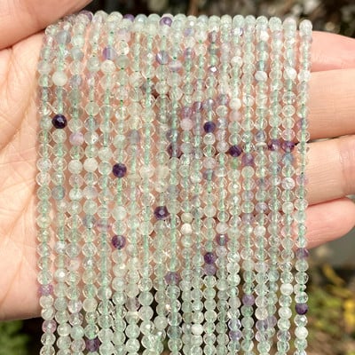 2 mm-es 3 mm-es 4 mm-es természetes kőből készült gyöngyök, csiszolt színes turmalin lapis lazuli opál kerek gyöngyök ékszerkészítéshez, 15" barkács karkötő