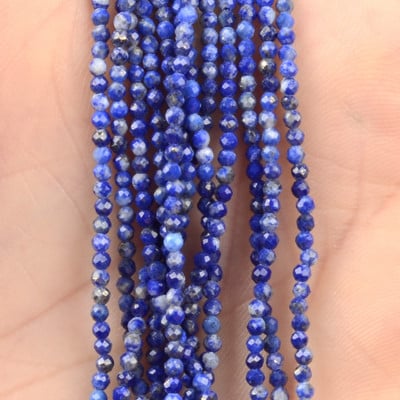2 mm-es 3 mm-es 4 mm-es természetes kőből készült gyöngyök, csiszolt színes turmalin lapis lazuli opál kerek gyöngyök ékszerkészítéshez, 15" barkács karkötő