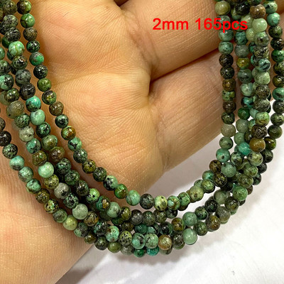 Veleprodajne perle od prirodnog kamena afričke tirkizne fasetirane okrugle četvrtaste ovalne mat plosnate rondelle za izradu nakita DIY narukvica