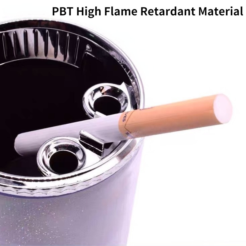 Scrumieră pentru mașină cu lumină LED Scrumieră pentru țigări pentru trabuc Container Scrumieră Sticlă de gaz Suport pentru pahare pentru pahare pentru pahare pentru mașină