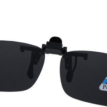 1 PC υψηλής ποιότητας Unisex Clip-on Polarized Day Night Vision Flip-up Lens Driving Glasses UV400 Riding Sunglasses for Outside