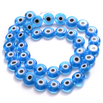 6/8/10mm margele rotunde, rotunde, de sticlă smălțuită multicoloră, pentru realizarea de bijuterii, bricolaj, accesorii pentru colier, brățări