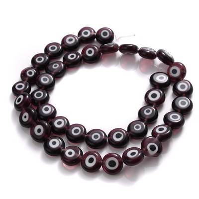 6/8/10mm margele rotunde, rotunde, de sticlă smălțuită multicoloră, pentru realizarea de bijuterii, bricolaj, accesorii pentru colier, brățări