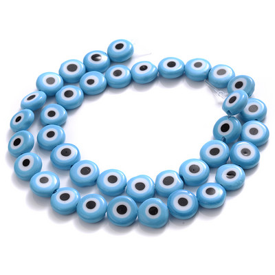 6/8/10mm margele rotunde, rotunde, de sticlă smălțuită multicoloră, pentru realizarea de bijuterii, bricolaj, accesorii pentru colier, brățări