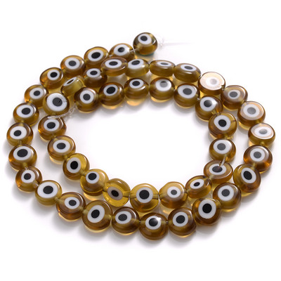 6/8/10mm margele rotunde, rotunde, de sticlă smălțuită multicoloră, pentru realizarea de bijuterii, bricolaj, accesorii pentru colier, brățări