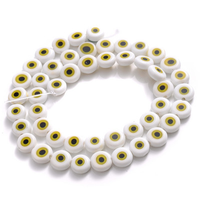 6/8/10mm margele rotunde, rotunde, de sticlă smălțuită multicoloră, pentru realizarea de bijuterii, bricolaj, accesorii pentru colier, brățări