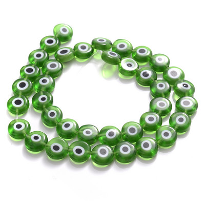 6/8/10mm margele rotunde, rotunde, de sticlă smălțuită multicoloră, pentru realizarea de bijuterii, bricolaj, accesorii pentru colier, brățări