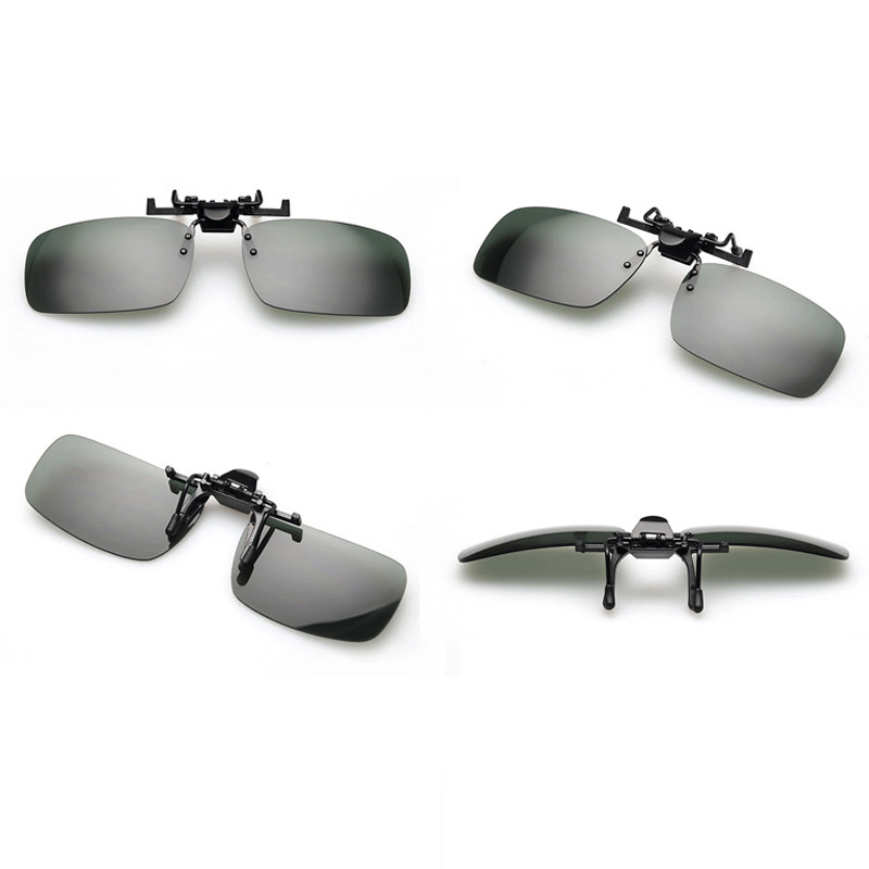 1Pc Car Night Safety Driving Glasses Clip σε γυαλιά ηλίου για άνδρες Γυναικεία γυαλιά νυχτερινής όρασης Αντιθαμβωτικά γυαλιά οδήγησης γυαλιά ηλίου