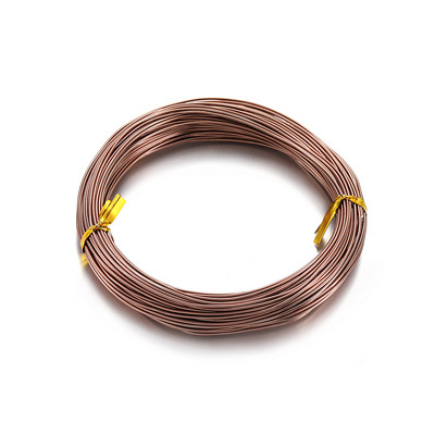 20 m aliuminio viela Aliuminio juvelyrinių dirbinių kūrimas karoliukais gėlių spalvos aliuminio rankdarbių viela, skirta papuošalams gaminti „pasidaryk pats“ karoliai