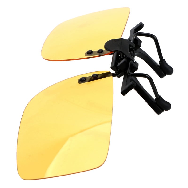 YOSOLO Γυαλιά οδήγησης αυτοκινήτου Anti-UVA UVB Polarized Sun Glasses Driving Night Vision Lens Clip σε γυαλιά ηλίου Εσωτερικά αξεσουάρ
