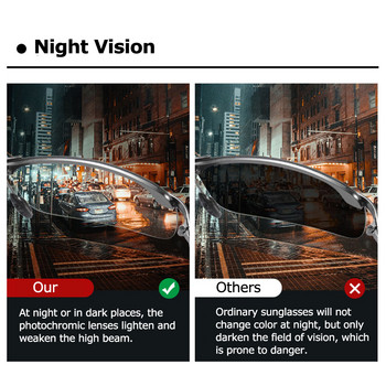 Γυαλιά ηλίου Universal Polarized Photochromic Driving Chameleon Γυαλιά Day Night Vision Γυαλιά οδηγού αλλαγή χρώματος Γυαλιά ηλίου