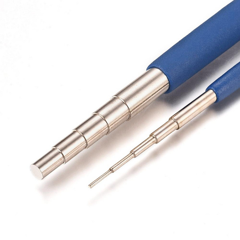 2db/készlet Vashuzal tekercselő rudak Huzalcsomagoló eszköz barkács ékszerkészítéshez, hurokméret: 1,5mm/1,7mm/2,7mm/3,8mm/5mm/6mm/7mm/8mm/9mm/10mm